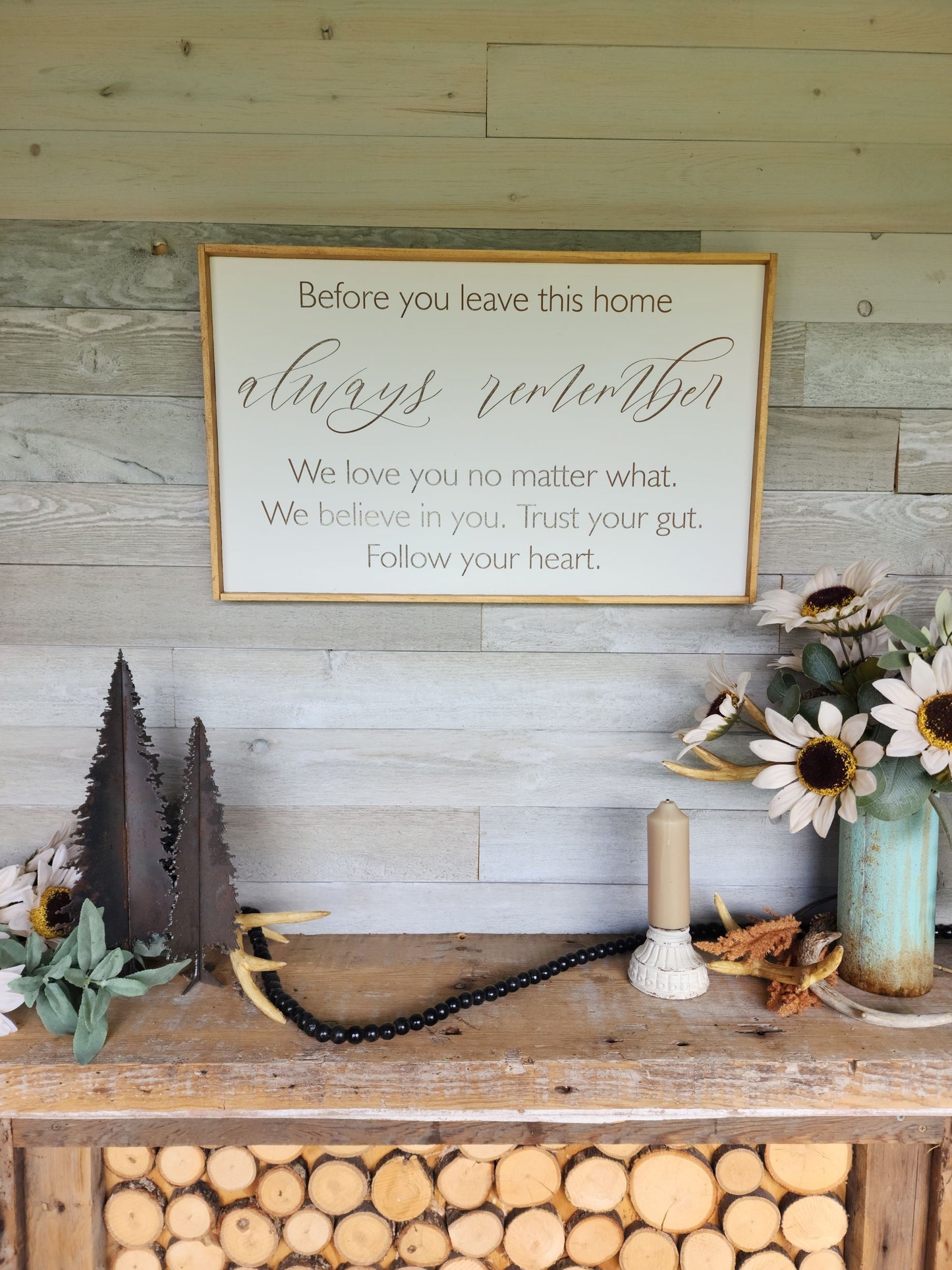 Before You Leave Sign, Home Decor, Neutral Home Sign, Entrance Way Sign, Porch Sign