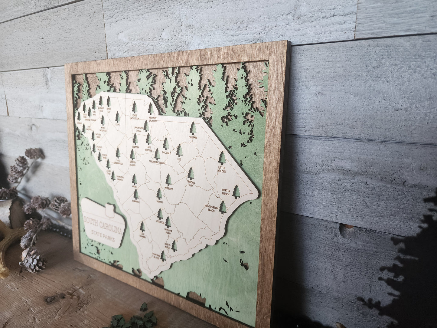 South Carolina State Park Travel Map, MN State Park Tracker Map, Travel Tracker