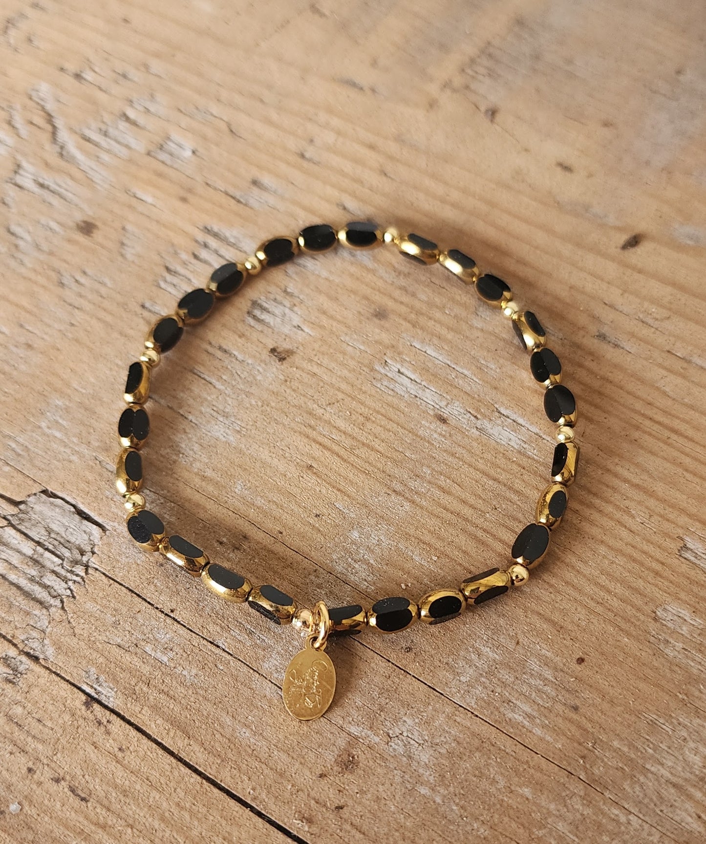 Transparent Glass Bead Bracelet