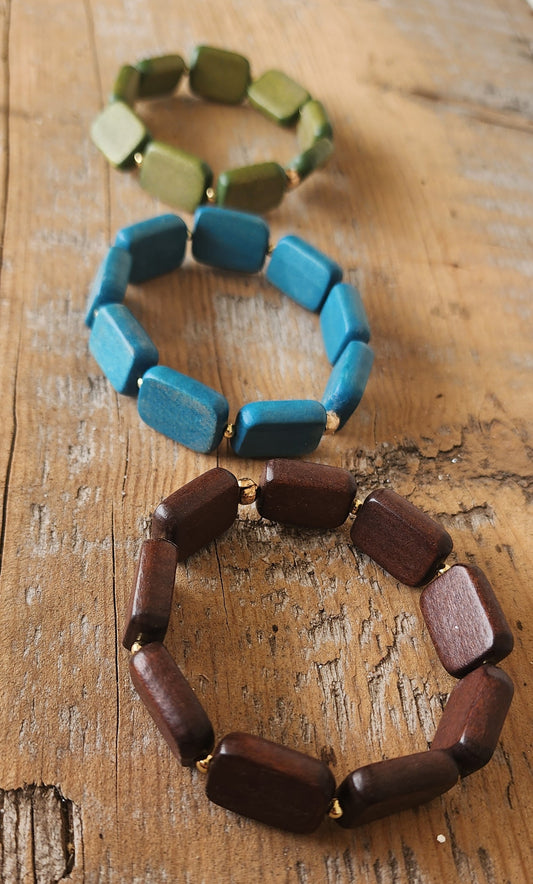 Wood Stretch Bracelet