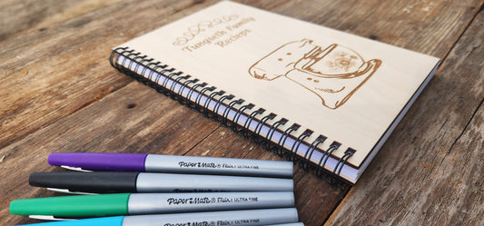 Custom Recipe Book, Wedding Gift, Spiral Recipe Book, Cooking Journal, Mother's Day Gift, Dot Grid Recipe Book