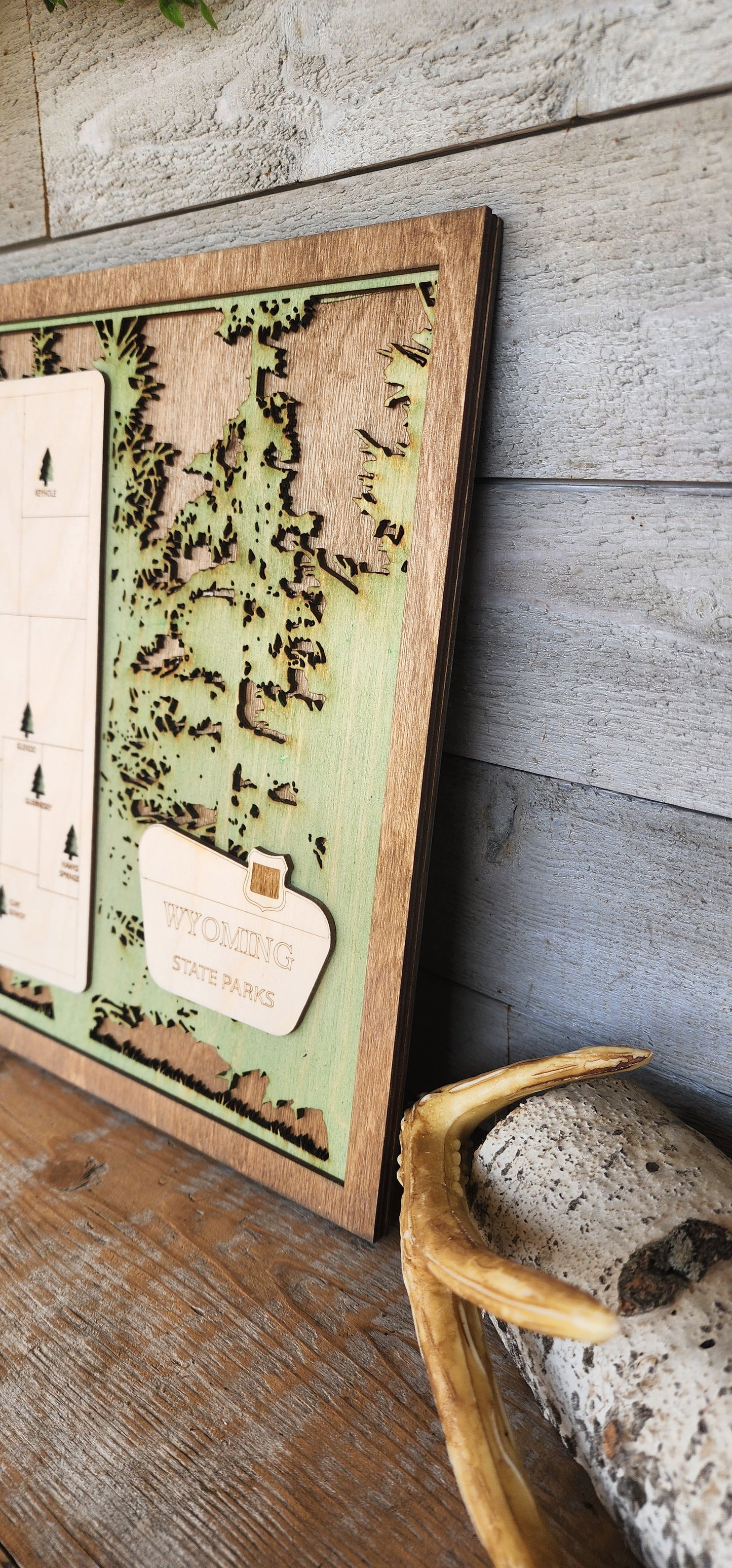 Wyoming State Parks, WY Travel Gifts, Park Ranger Gifts, Fathers Day Gift, State Park Travel Tracker