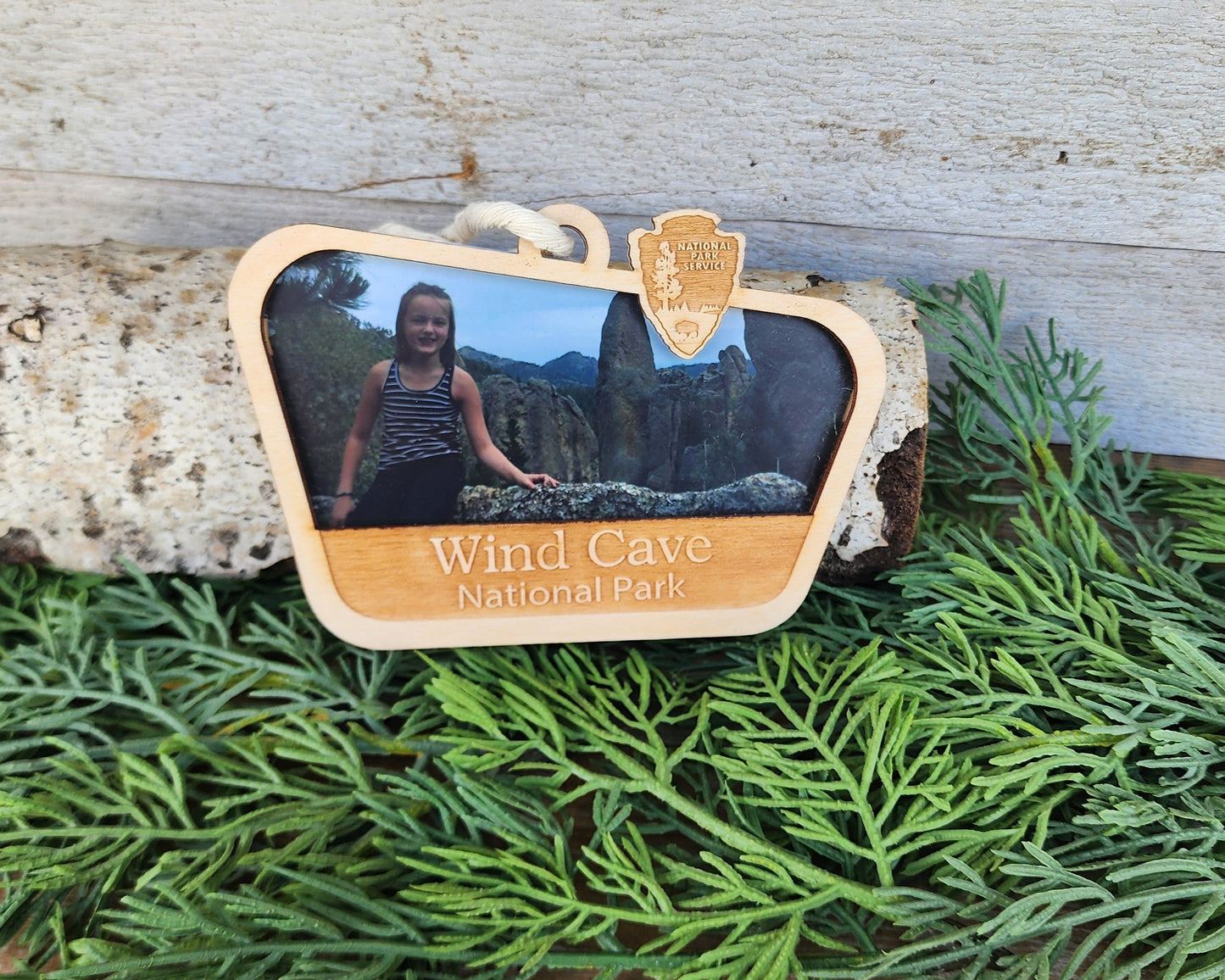 National Park Picture Ornaments, Family Trip Ornaments