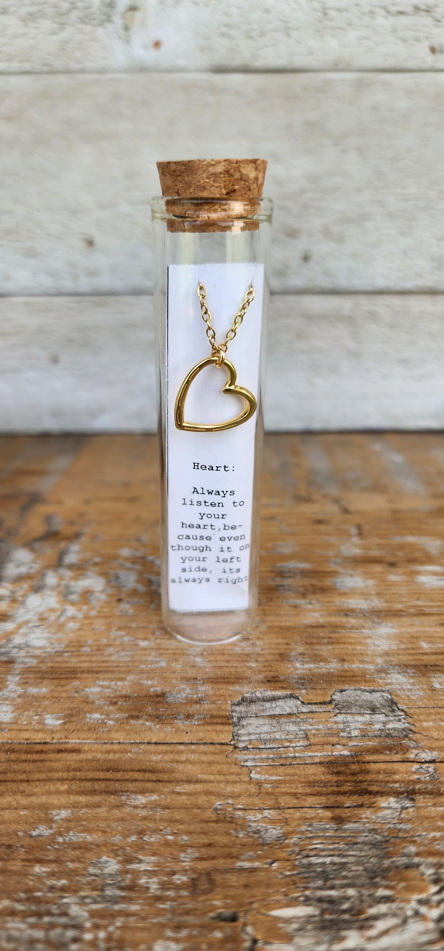 Charm Necklace In A Bottle