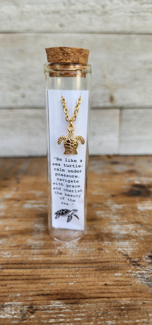 Charm Necklace In A Bottle
