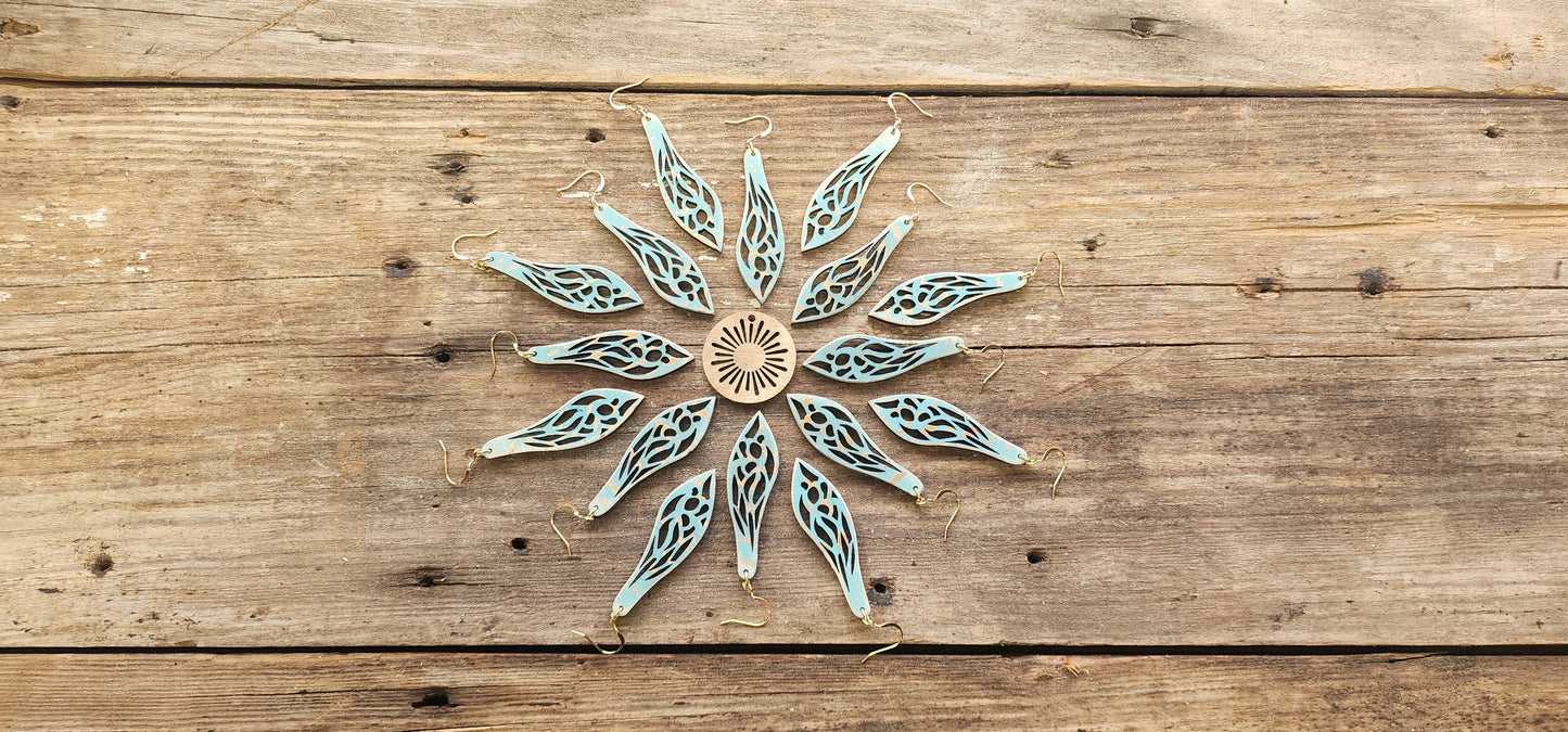 Dragonfly Earrings, Blue Earrings