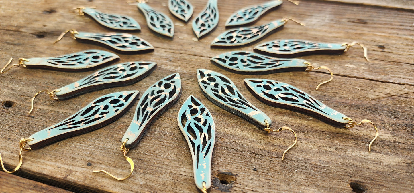 Dragonfly Earrings, Blue Earrings