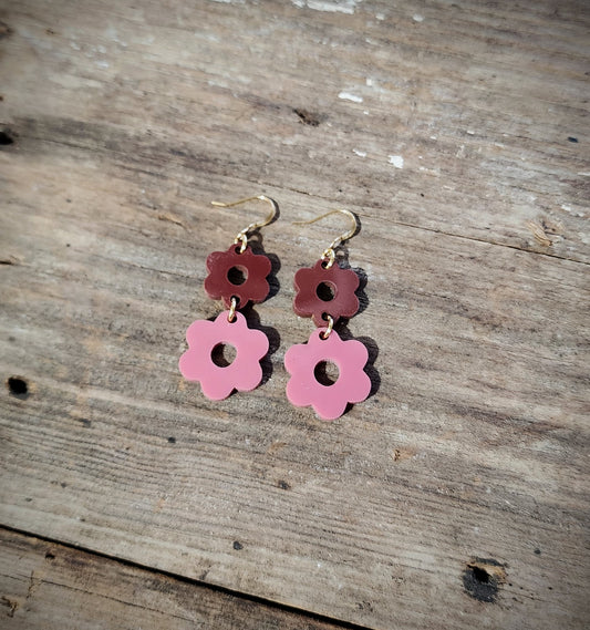 Flower Drop Earrings