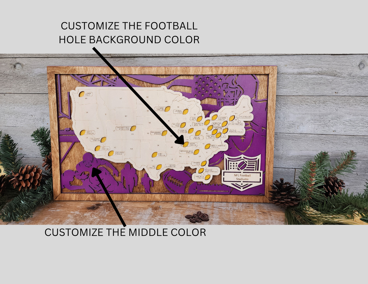 Football Stadium Tracker Map