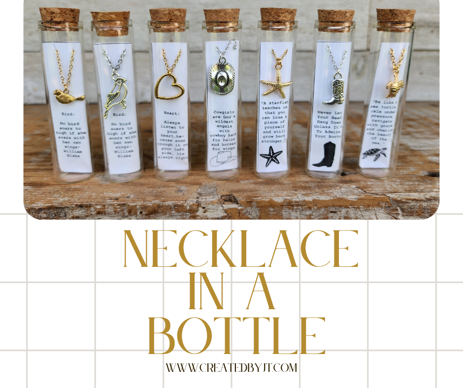 Charm Necklace In A Bottle