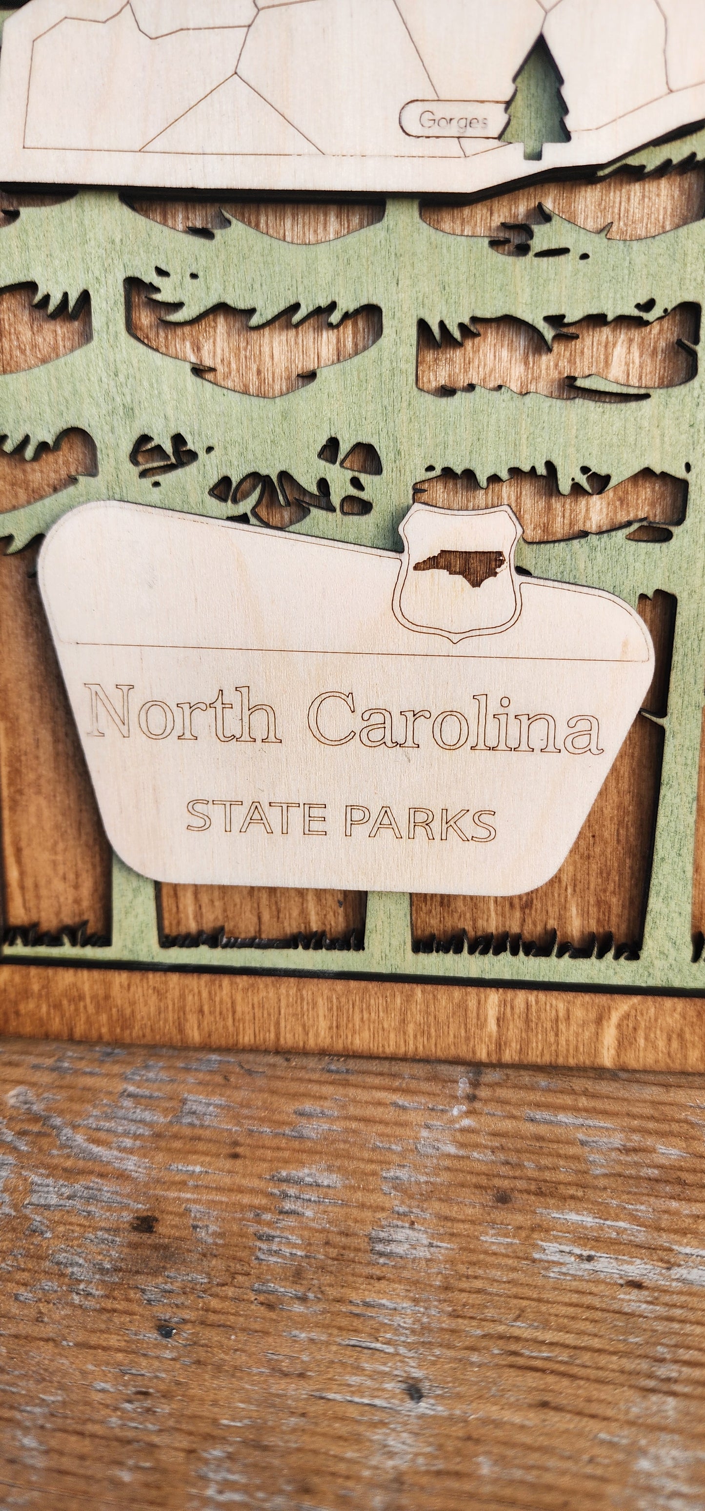 North Carolina State Park Travel Map, NC State Park Tracker Map, Travel Tracker