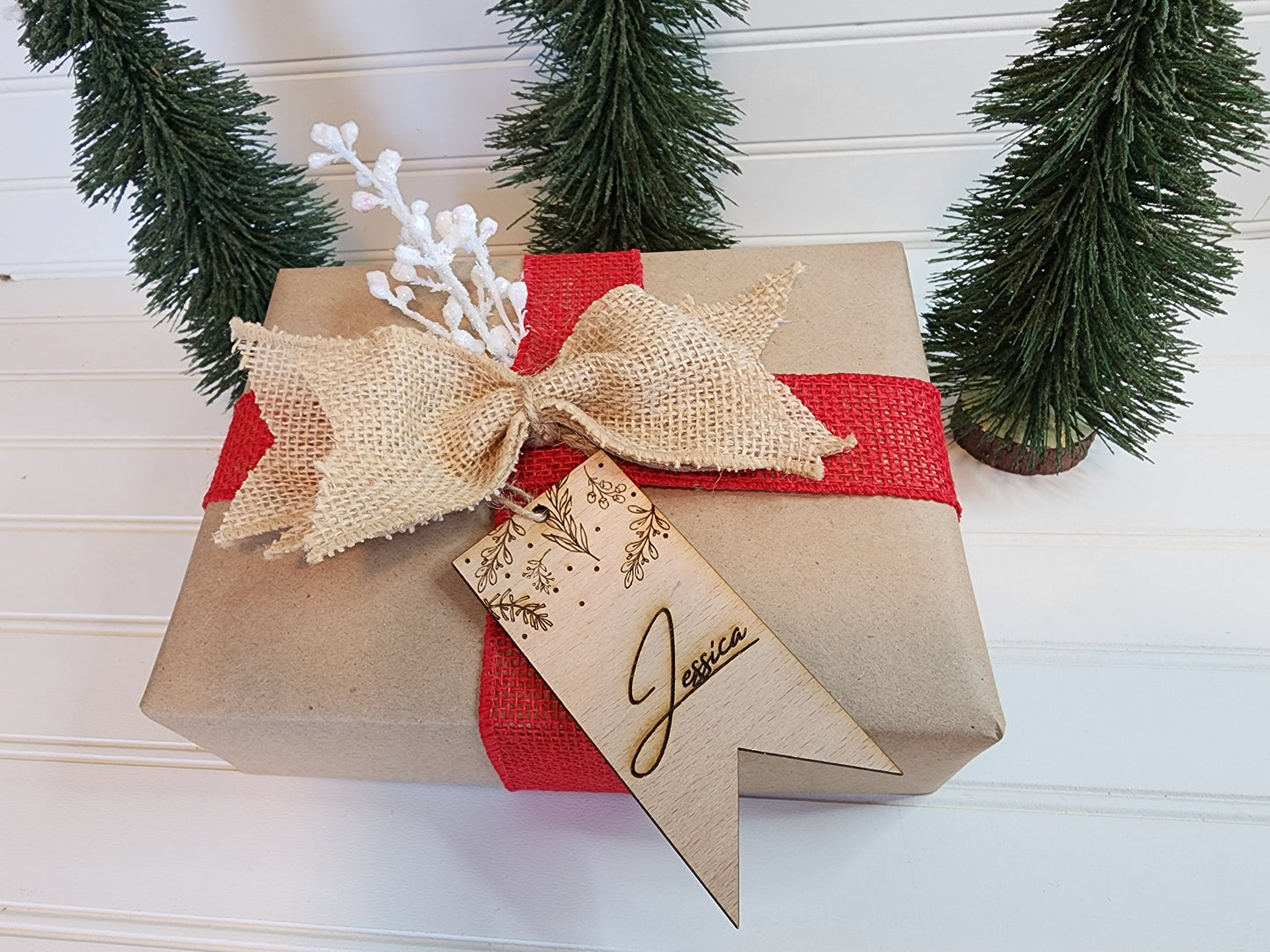 Wood gift tag name, stocking personalized tags, custom Christmas tags, name tags wooden, stocking tags personalized, handmade gift tags