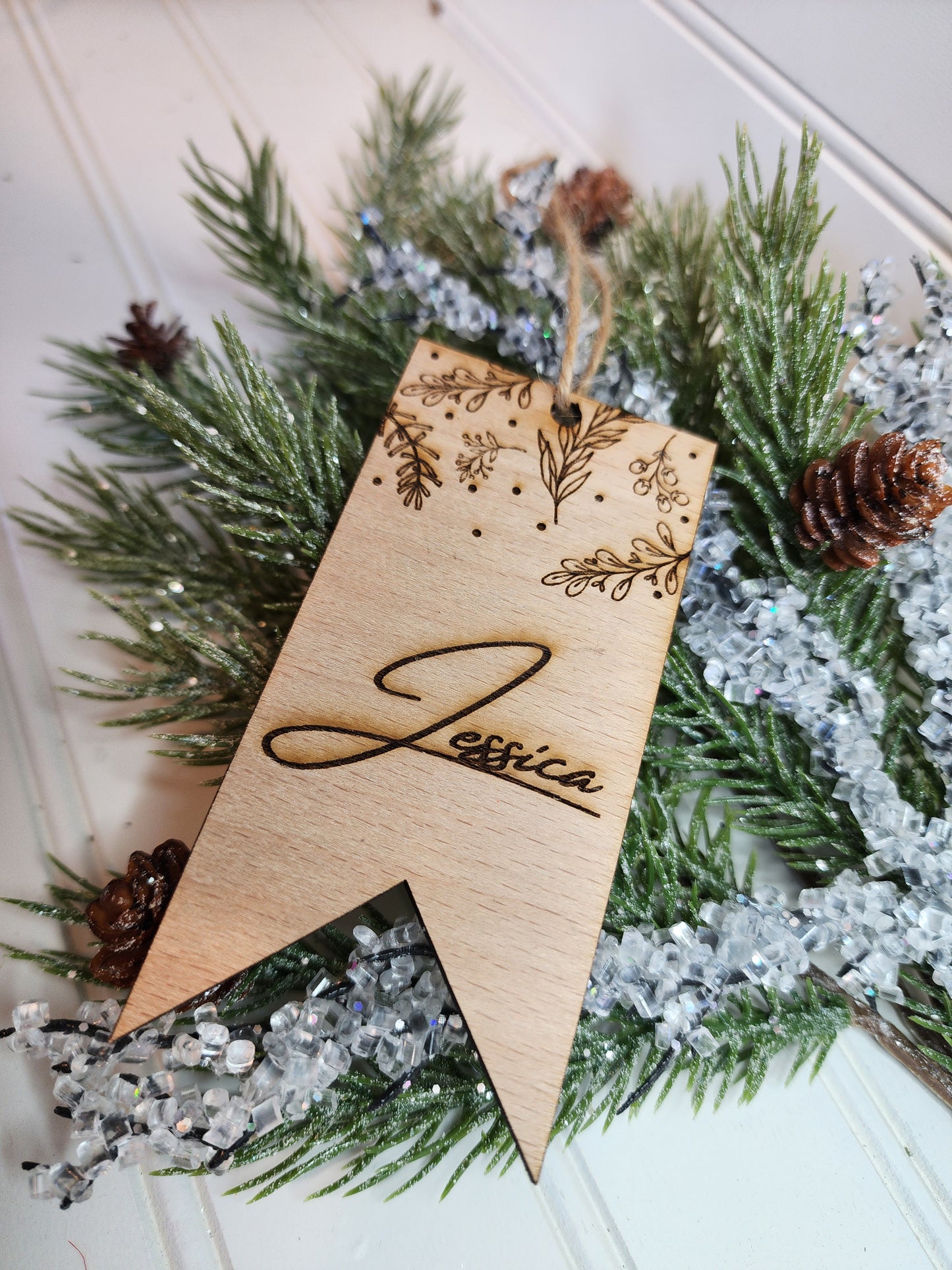 Wood gift tag name, stocking personalized tags, custom Christmas tags, name tags wooden, stocking tags personalized, handmade gift tags