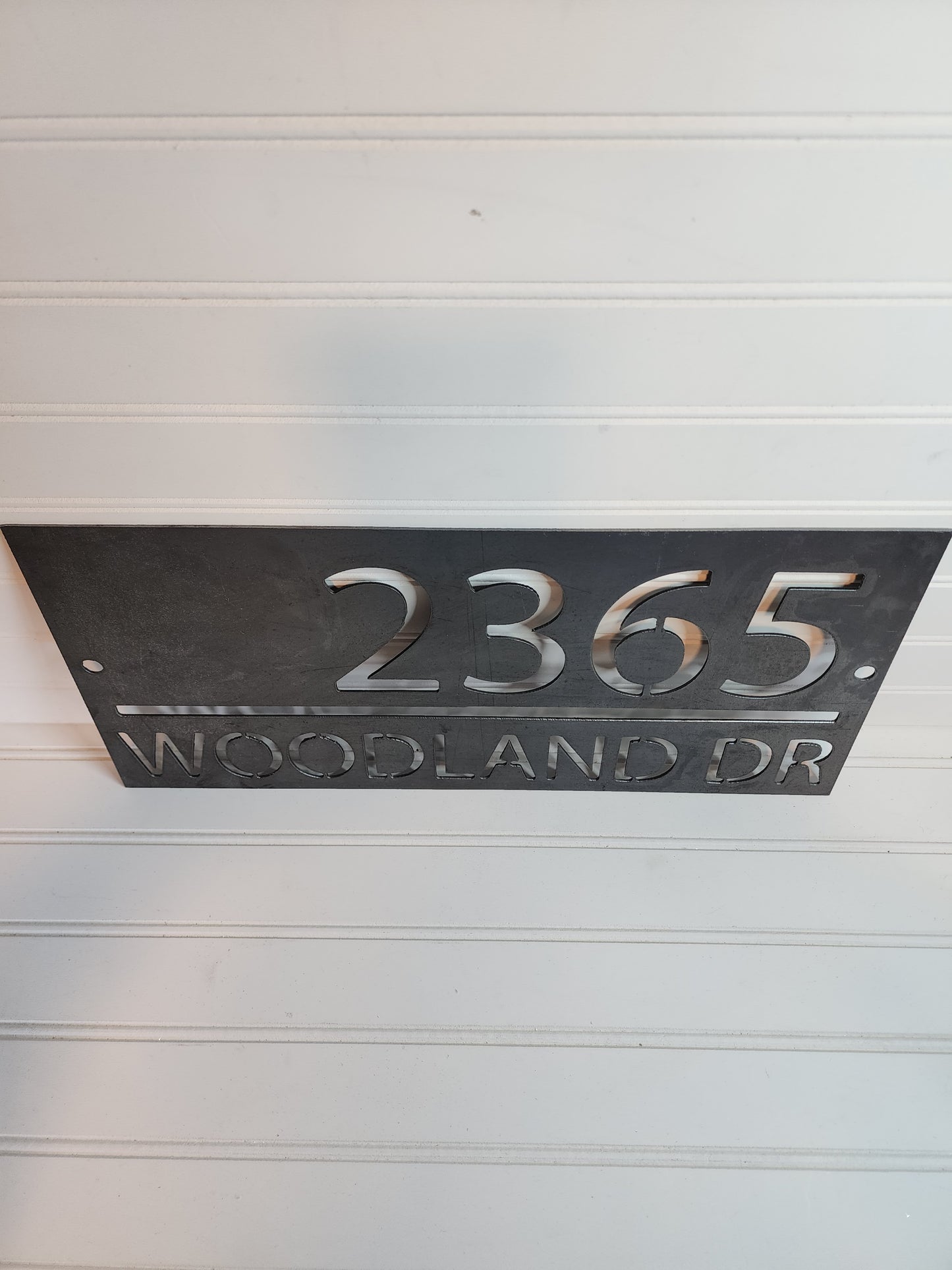 Custom Metal Address Sign, Custom House Numbers