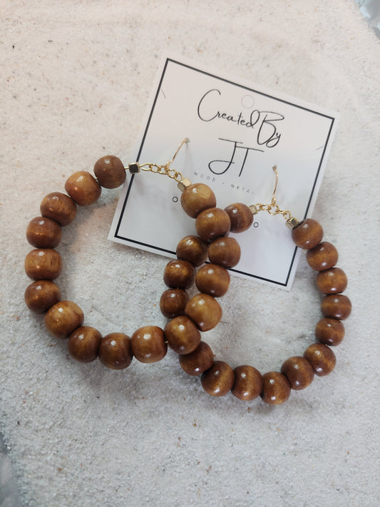 Wildwood Hoops With Beads