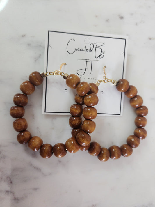 Wildwood Hoops With Beads