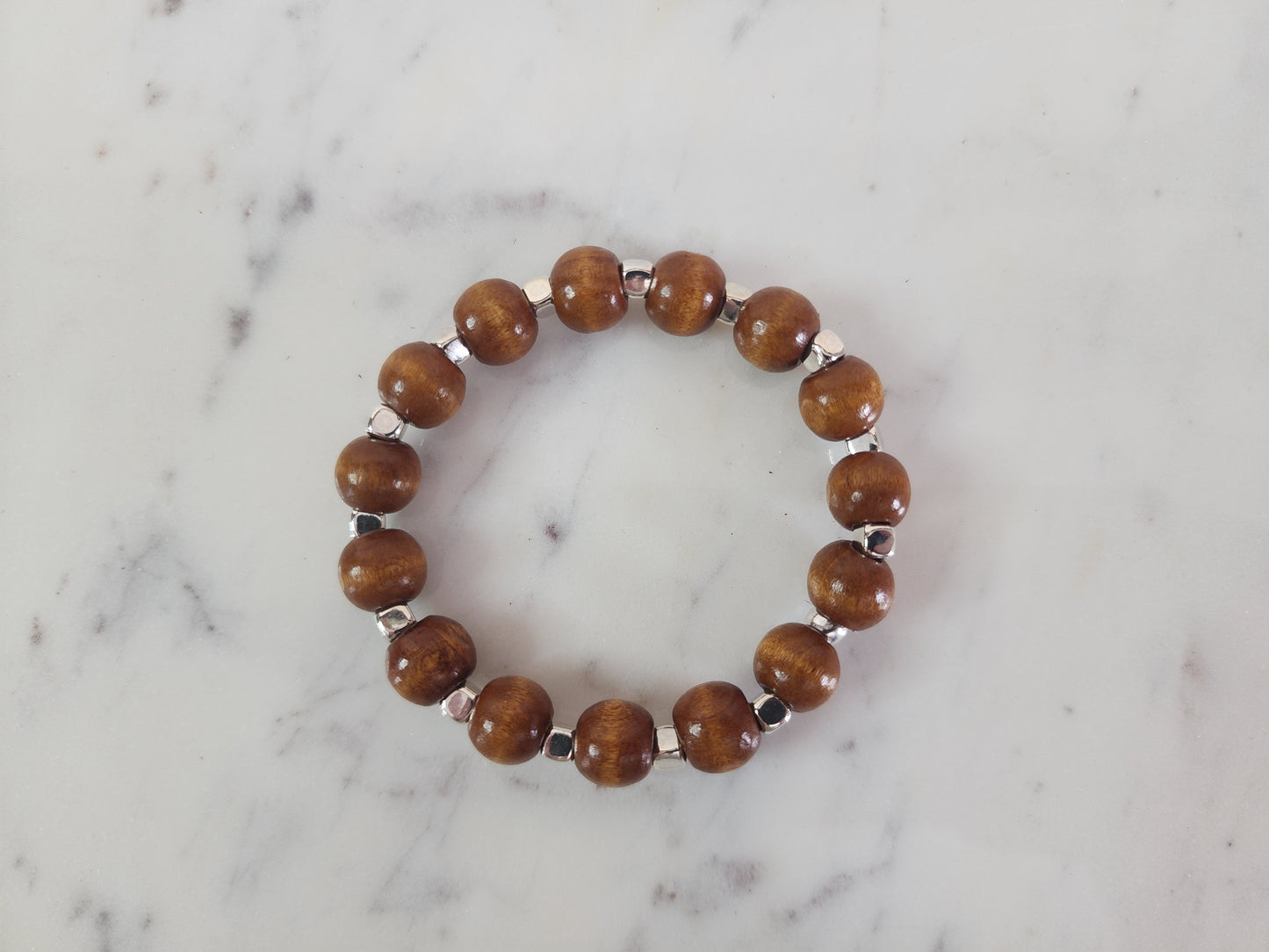 Wildwood Stretch Wood Bead Bracelet