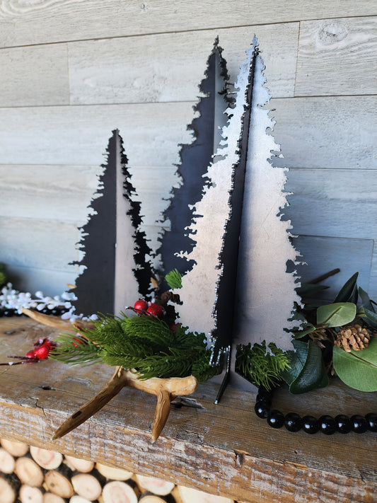 3D Metal Pine Tree