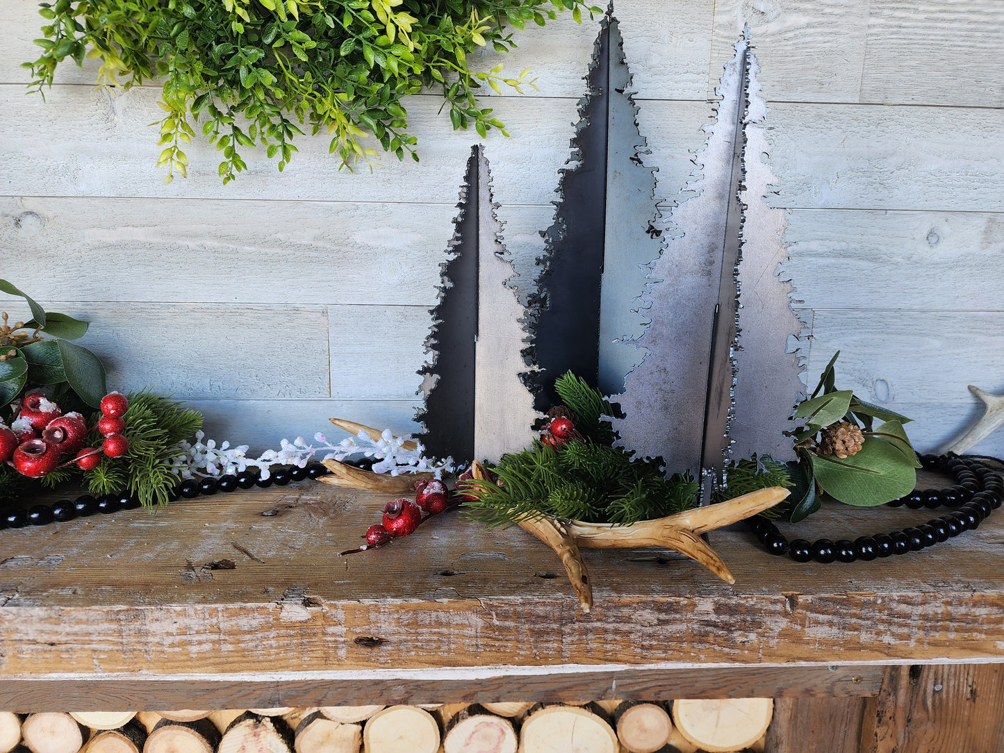 3D Metal Pine Tree