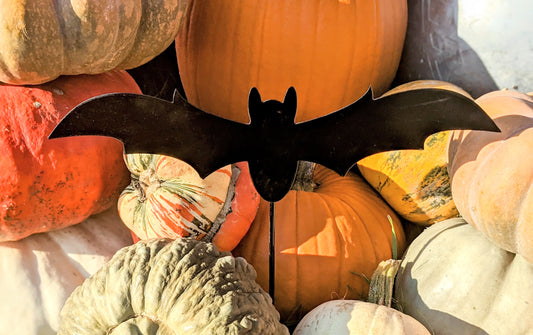 Metal Bat Garden Stake