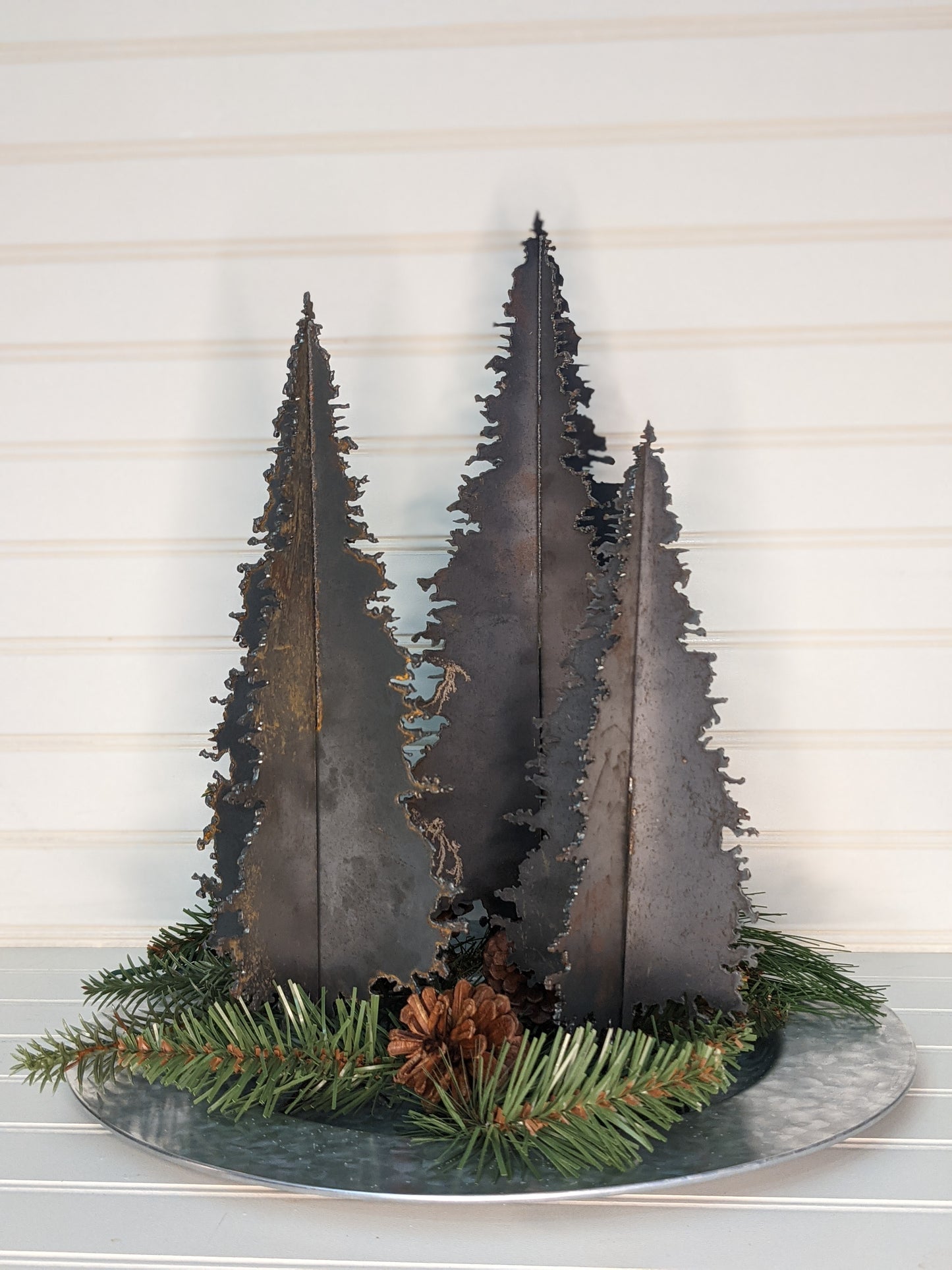 3D Metal Pine Tree