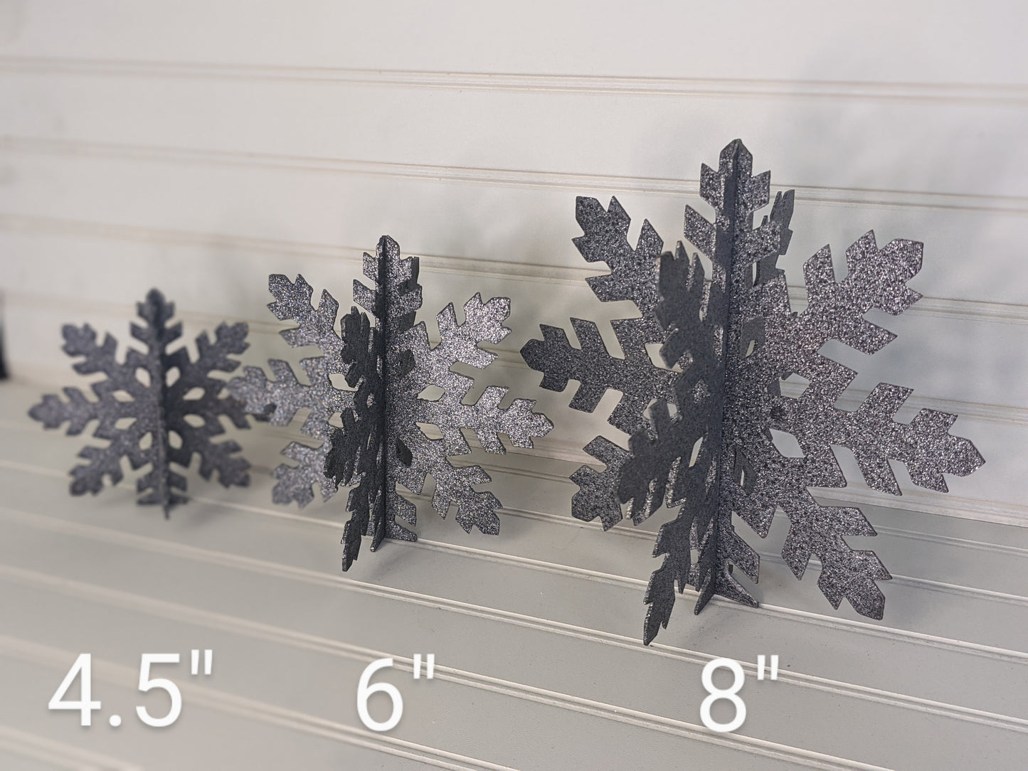 Metal 3D Snowflakes