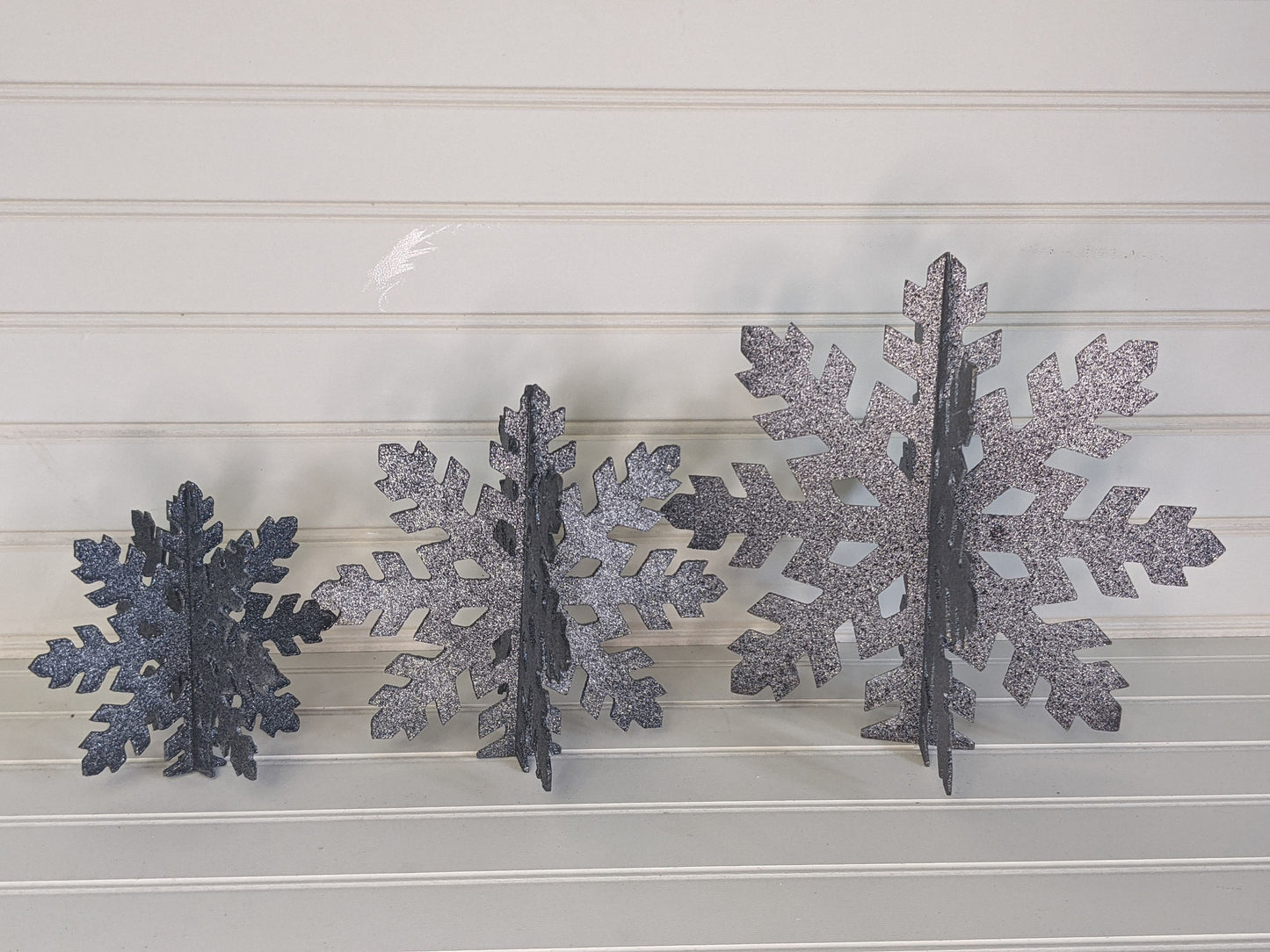 Metal 3D Snowflakes