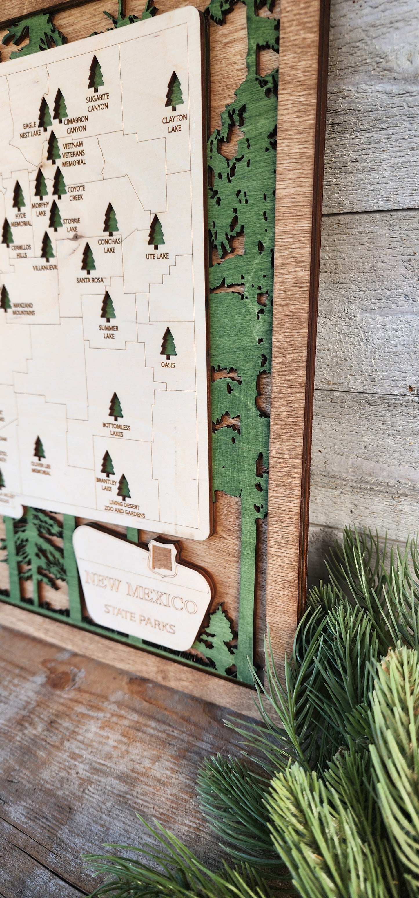 New Mexico State Park Map, State Park Tracker, Park Lover, Park Ranger Gift