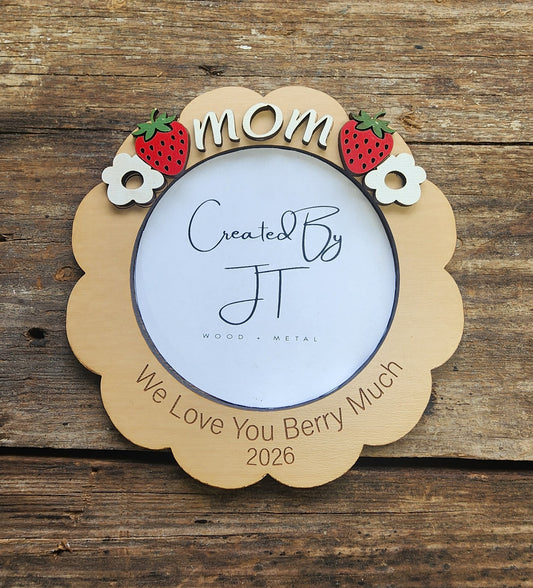 Strawberry Mother's Day Picture Frame