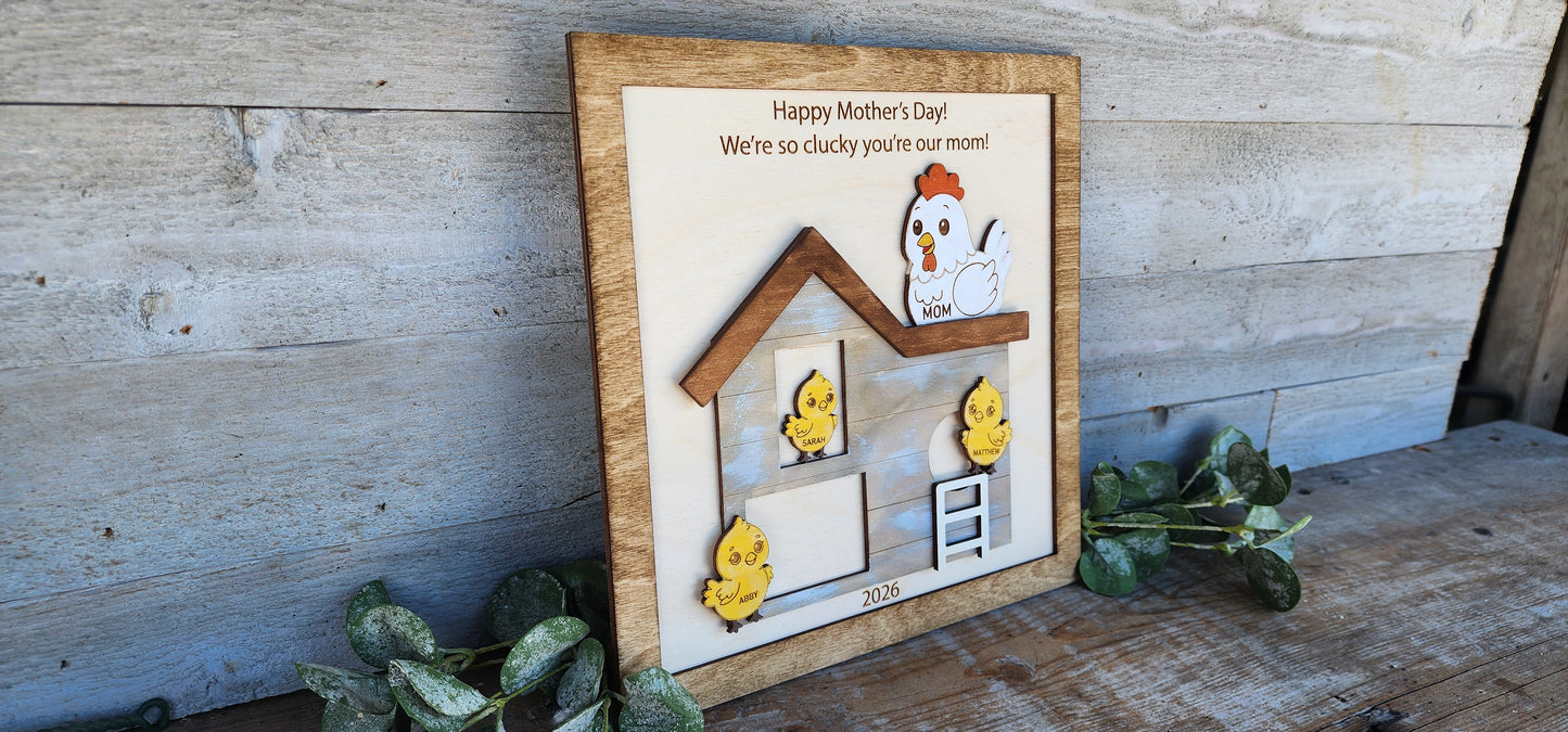 Personalized Mother's Day Chicken Gift