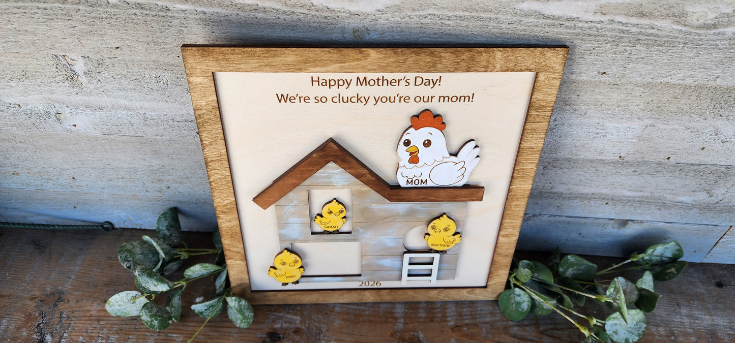 Personalized Mother's Day Chicken Gift