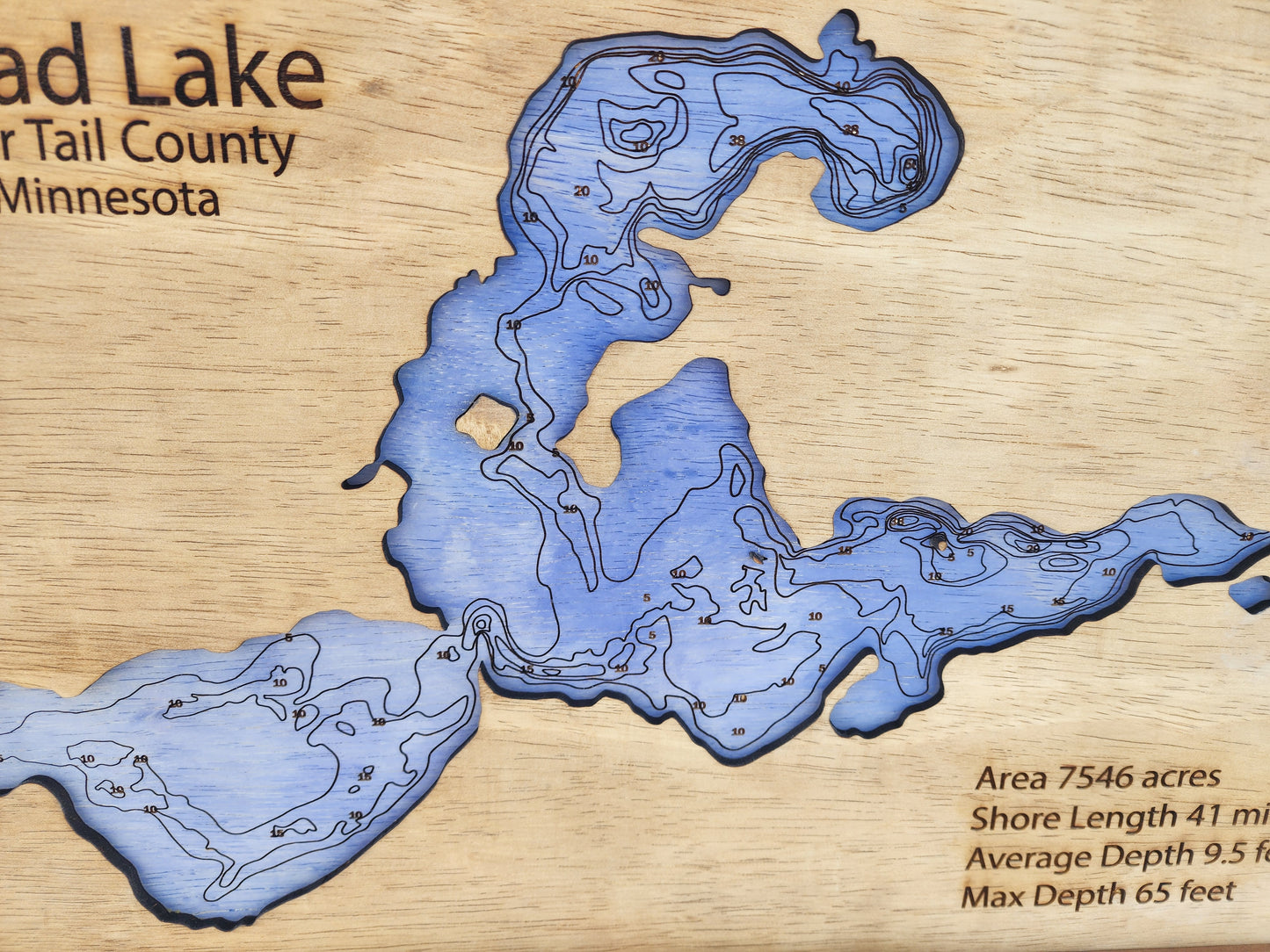 Lake Map, Lake Wall Art, Custom Lake Sign, Wood Lake Map, 3D Lake Sign