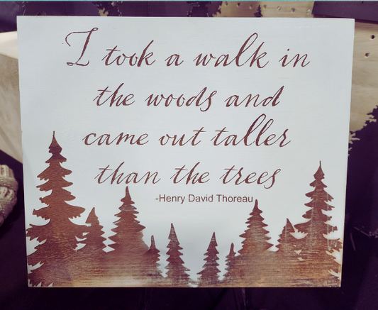 Henry David Thoreau, Walk In The Woods Quote